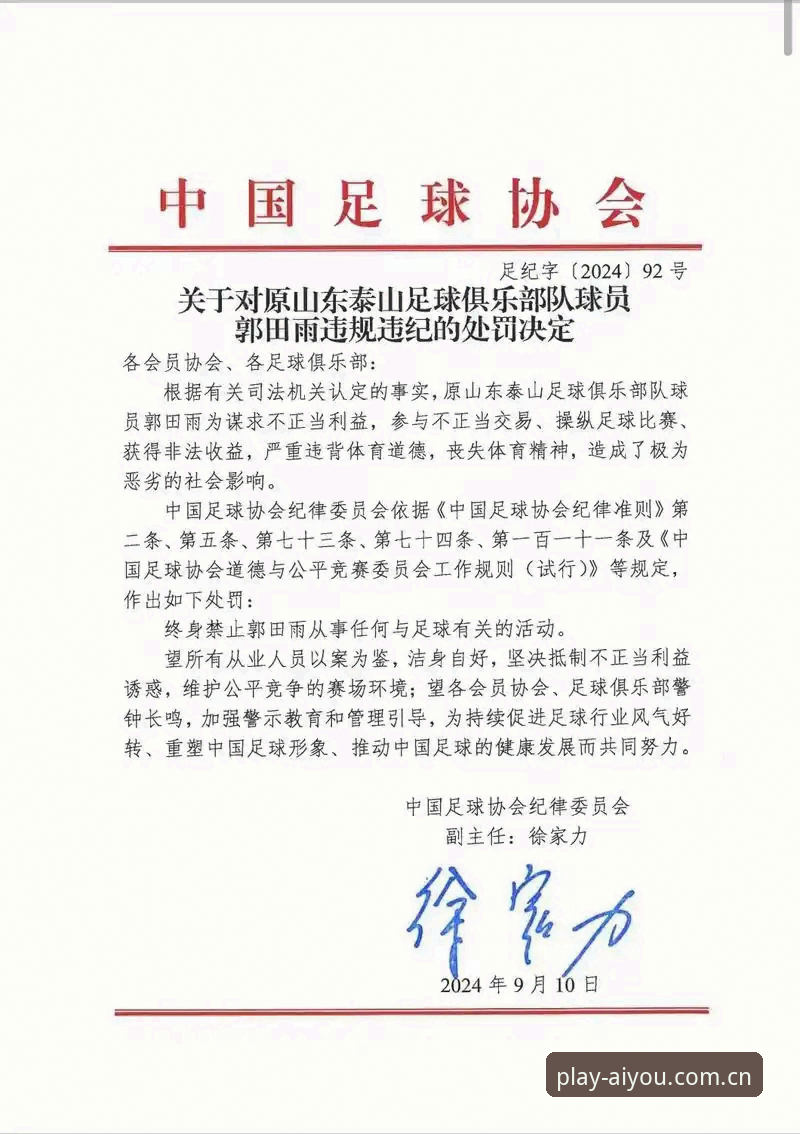 足协第三批禁足名单详解：17人终身禁足，48人遭重罚